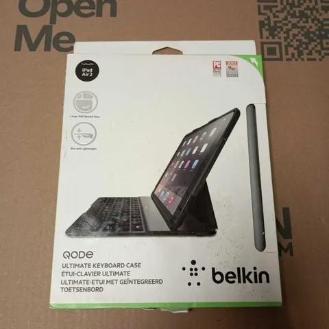 BOXED BELKIN QODE ULTIMATE KEYBOARD CASE FOR IPAD AIR 2 