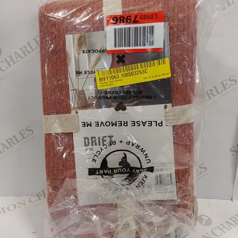 BAGGED PAHOKEE THROW BLANKET - TERRACOTTA // SIZE: 130 X 180cm