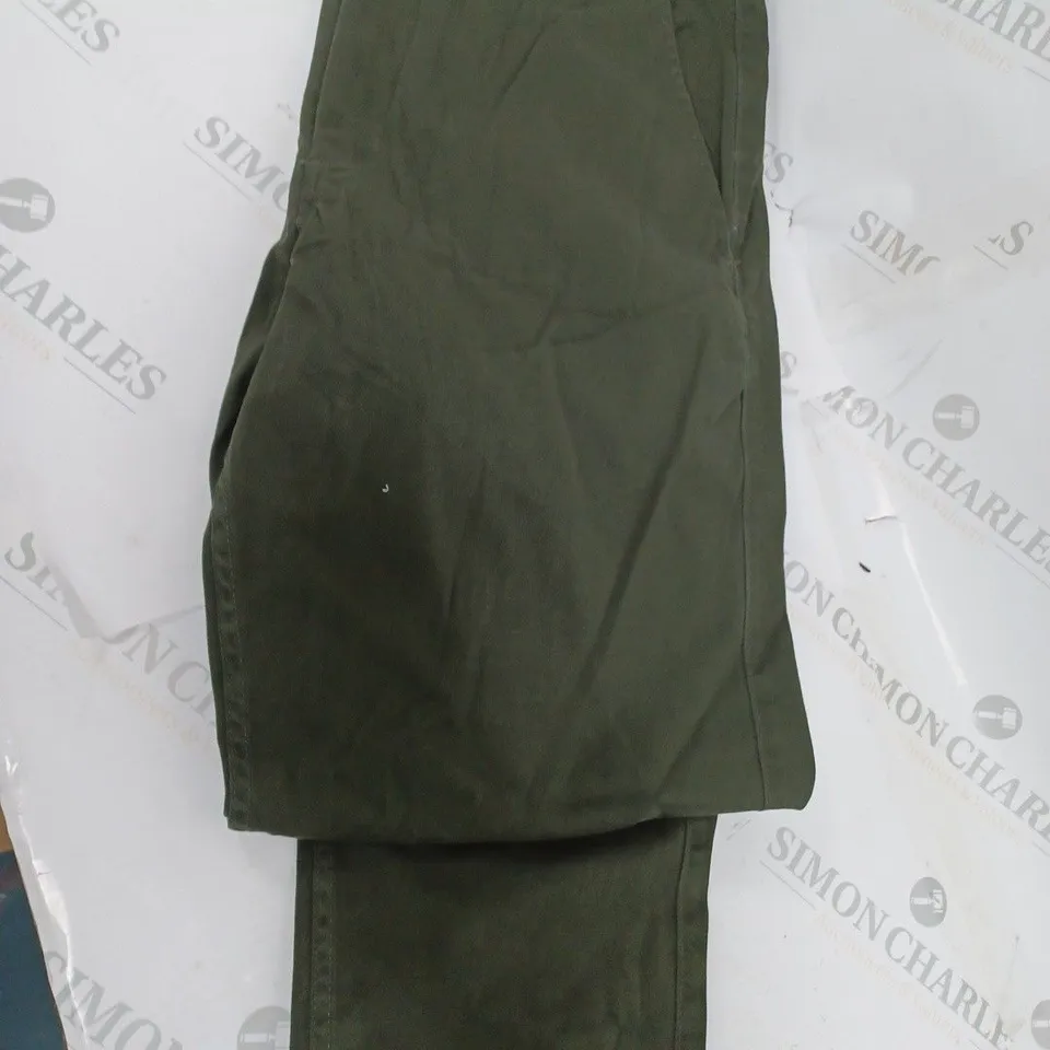 JACK & JONES INTELLIGENCE KANE LOOSE FIT CHINO PANTS, KHAKI - SIZE 33 / 34"