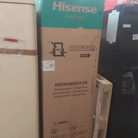 HISENSE RB327N4WCE 182CM 50/50 TOTAL NO FROST FRIDGE FREEZER - STAINLESS STEEL - E RATED