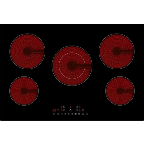 BOXED ELECTRIQ 77CM 5 ZONE TOUCH CONTROL CERAMIC HOB