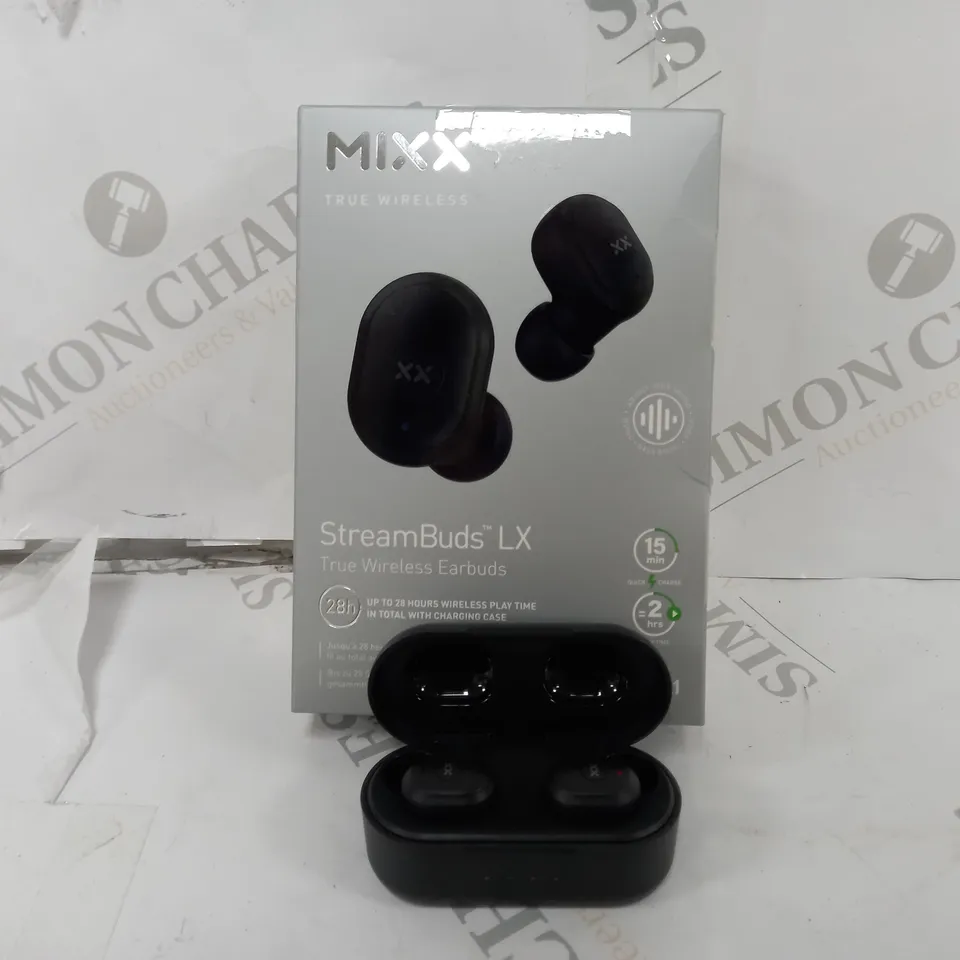 BOXED MIXX AUDIO STREAMBUDS LX WIRELESS EARPHONES 