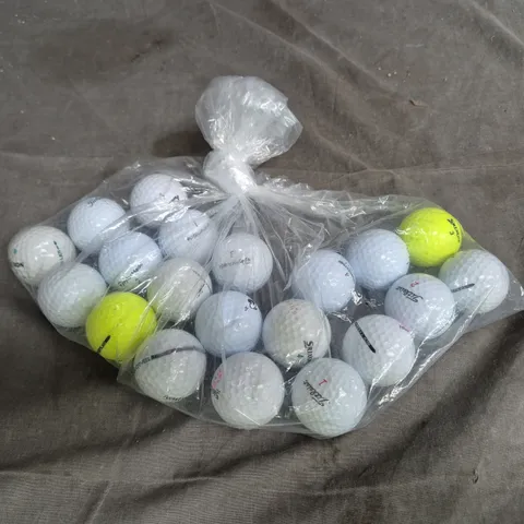 BAG OF APPROXIMATELY 20 ASSORTED GOLF BALLS