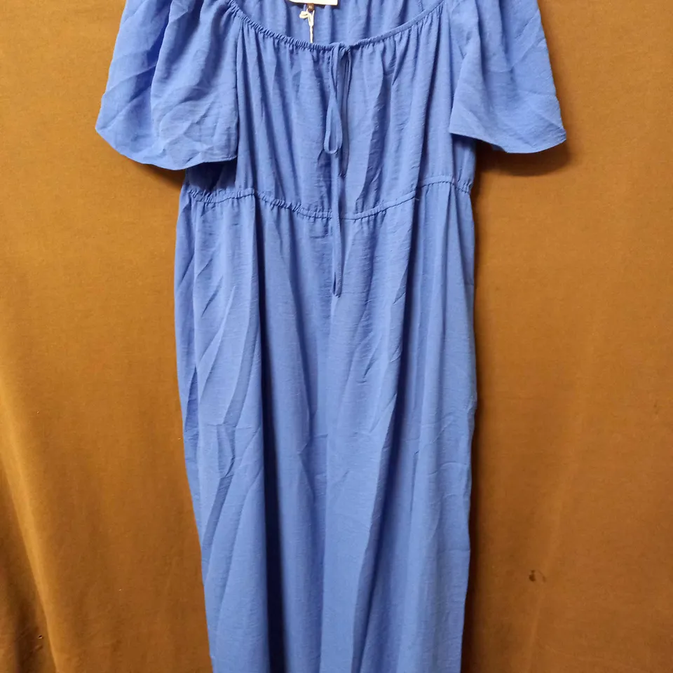 MAISON DE NIMES GYPSY DRESS IN COBALT - XL