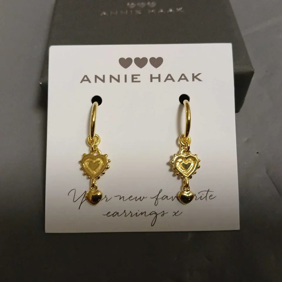 BOXED ANNIE HAAK PAIR OF EARRINGS - 925 STAMP