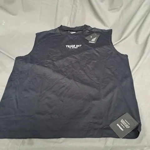 REPRESENT TEAM 247 OVERSIZED TANK X MARCHON IN BLACK SIZE L