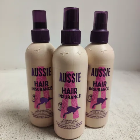 APPROX 11 X 250ML AUSSIE HAIR INSURANCE LEAVE IN HAIR CONDITIONER SPRAY