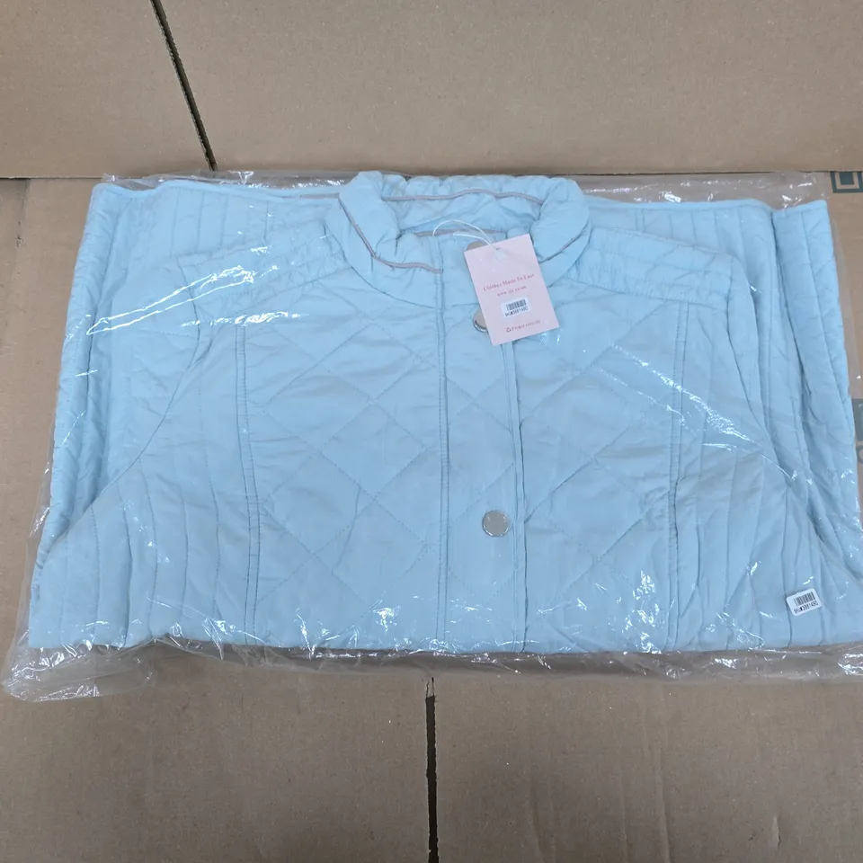 LARGE QUANTITY OF LA MAREY WOMENS LIGHT BLUE PUFFER JACKETS IN VARIOUS SIZES - COLLECTION ONLY