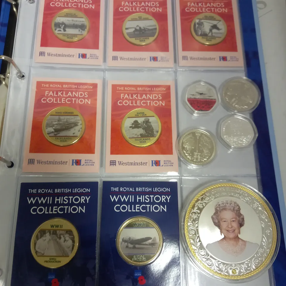LOT OF APPROXIMATELY 25 COLLECTIBLE COINS & TOKENS