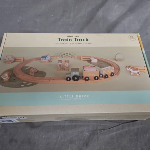 LITTLE DUTCH LITTLE FARM TRAIN TRACK SET – BOXED