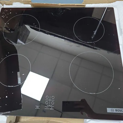 BOXED BOSCH SERIES 2 PUG61RAA5B 60CM INTEGRATED INDUCTION HOB, TOUCH CONTROL, 4 ZONES - BLACK - COLLECTION ONLY