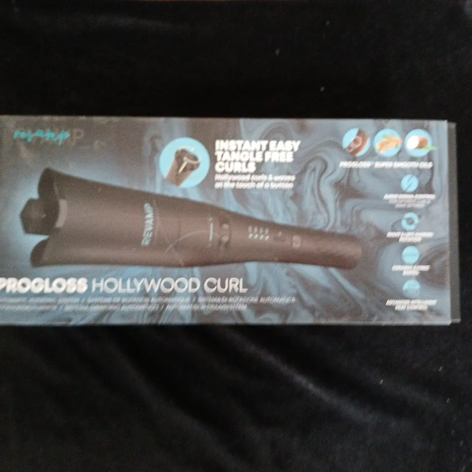 PROGLOSS HOLLYWOOD CURL HAIR CURLING WAND – BOXED