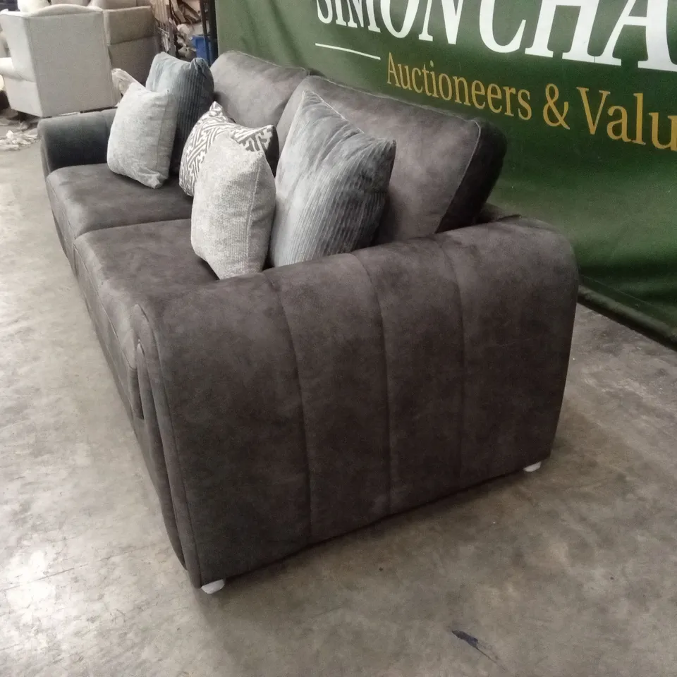AMARA 3 SEATER SOFA - CHARCOAL RRP £1249
