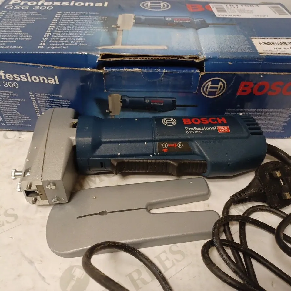 BOSCH PROFESSIONAL GSG 300 CORDED 240 V FOAM RUBBER CUTTER