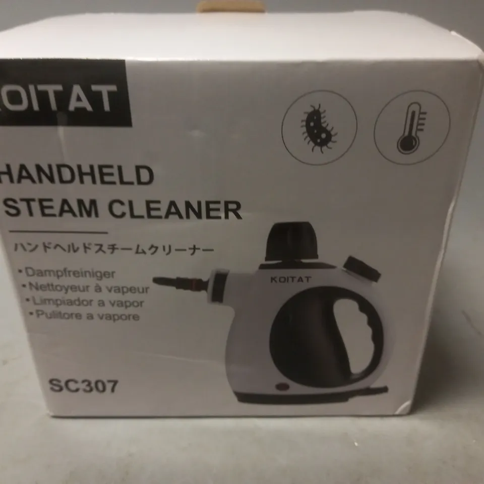 BOXED KOITAT HANDHELD STEAM CLEANER