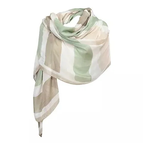 SET OF 2 PAUL COSTELLOE OVERSIZED LIGHTWEIGHT MODAL SCARF SAGE