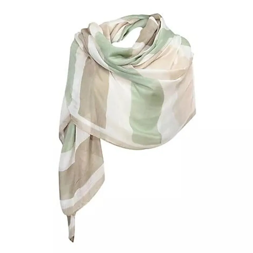 SET OF 2 PAUL COSTELLOE OVERSIZED LIGHTWEIGHT MODAL SCARF SAGE