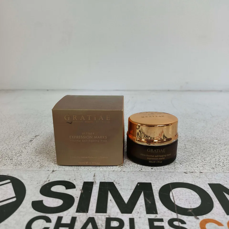 GRATIAE THERMAL SELF-HEATING FACIAL MASK - 50ML, BOXED