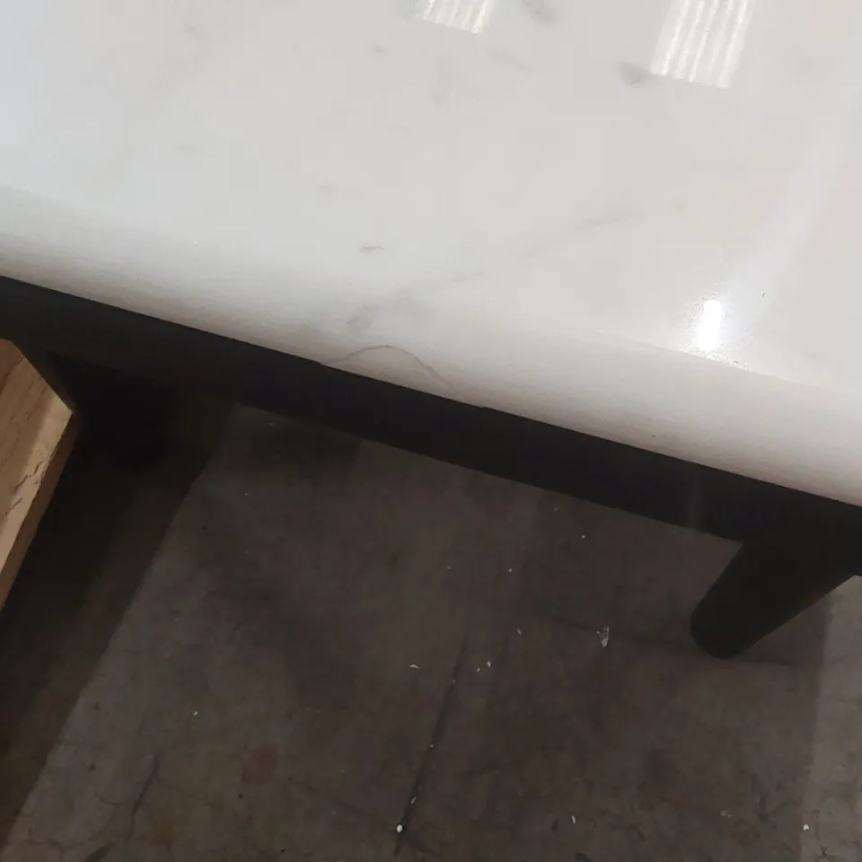 DESIGNER MARBLE TOP COFFEE TABLE