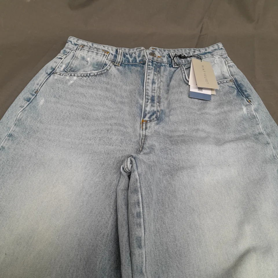 MINT VELVET LIGHT DENIM JEANS - UK 12L