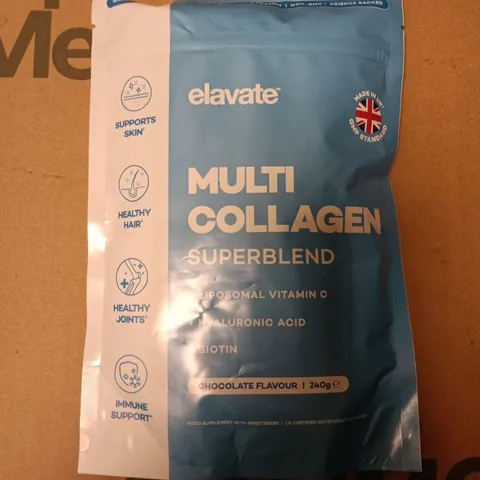 ELAVATE MULTI COLLAGEN SUPERBLEND – CHOCOLATE FLAVOUR, 240G