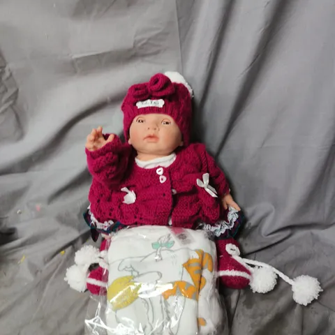 REBORN BABY DOLL WITH ACCESSORIES