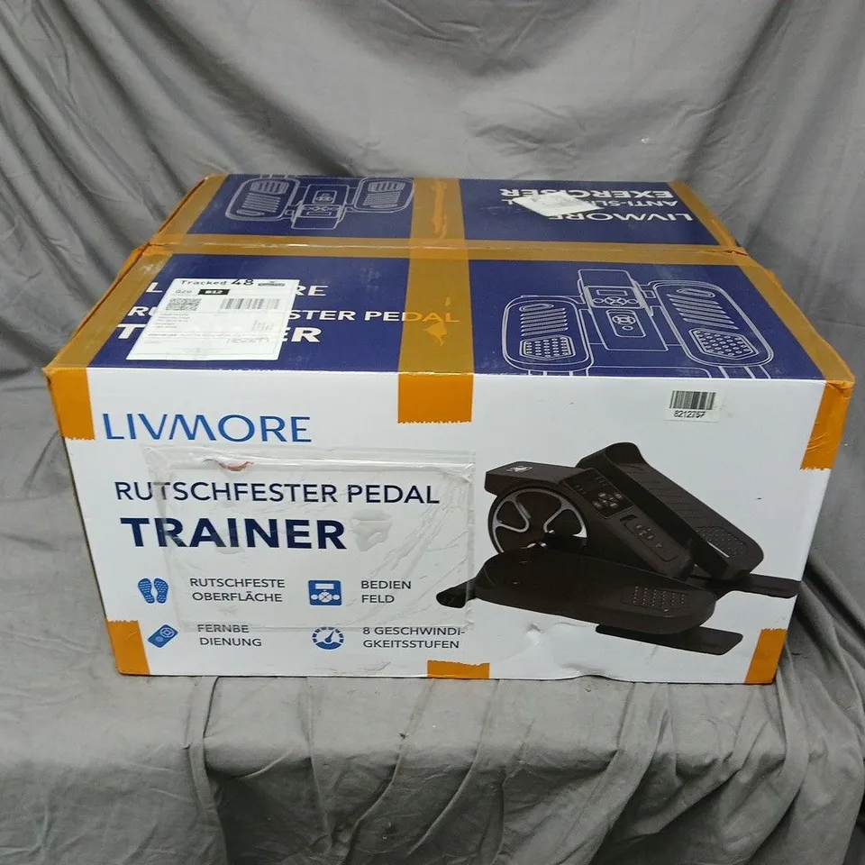 BOXED LIVMORE PEDAL TRAINERS IN BLACK