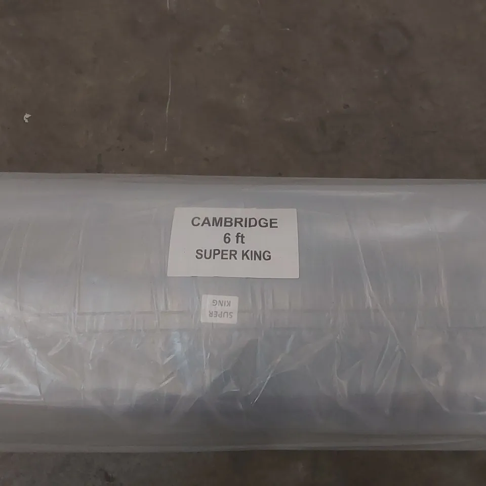 BRAND NEW BAGGED AND ROLLED CAMBRIDGE MATTRESS - 6FT SUPERKING