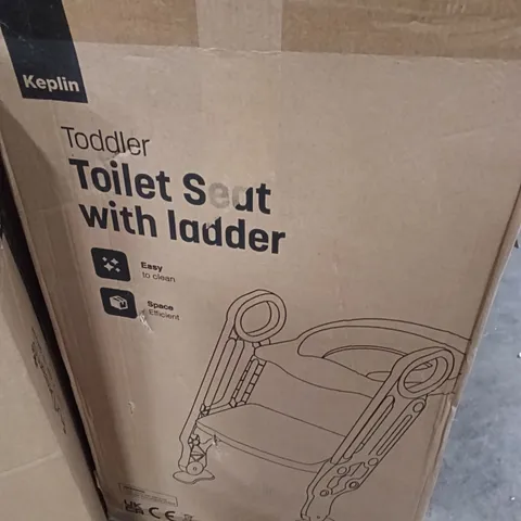 BOXED KEPLIN TOILET SEAT WITH LADDER 