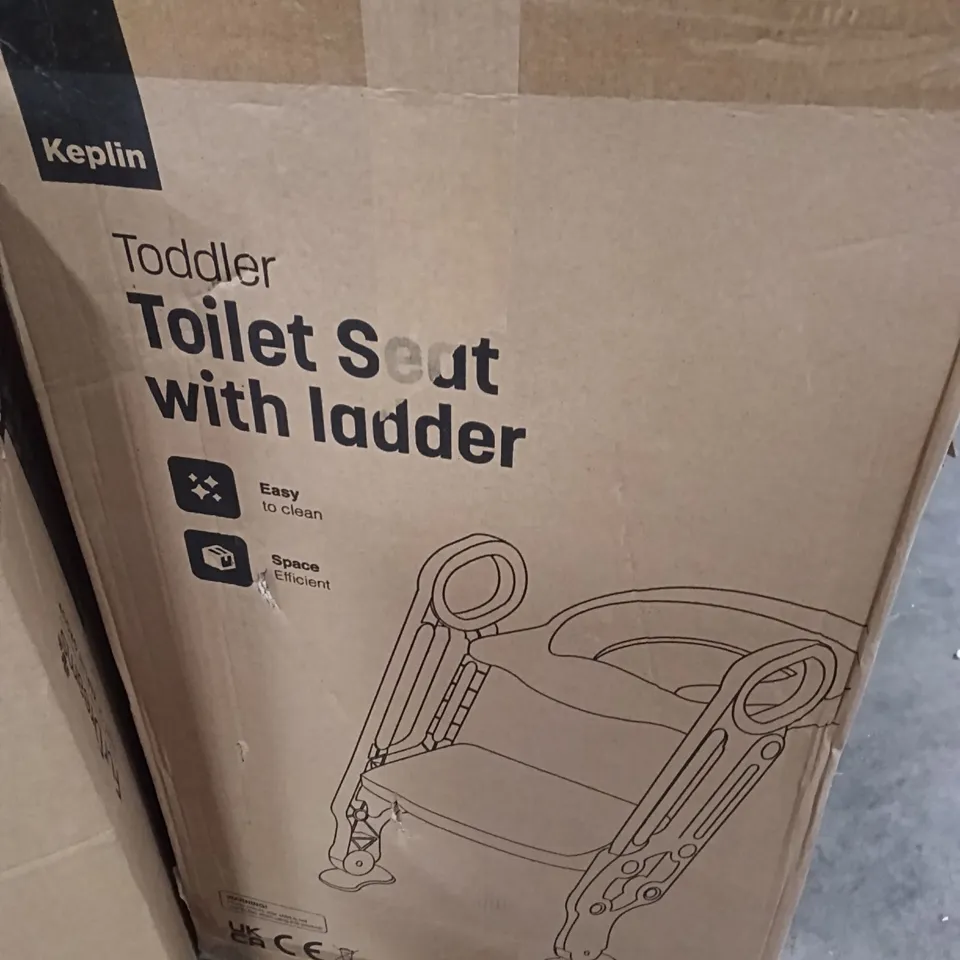 BOXED KEPLIN TOILET SEAT WITH LADDER 