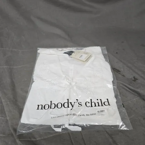 NOBODY'S CHILD LUAM BLOUSE IN WHITE SIZE 10