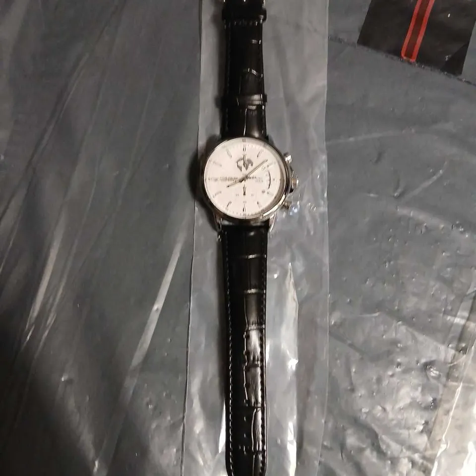 LOUIE JUELEN SWISS DESIGN CHRONOGRAPH WATCH – LEATHER STRAP