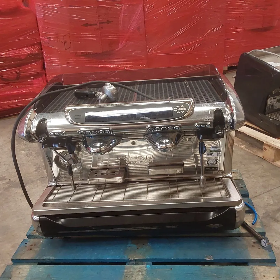 FAEMA EMBLEMA 2 GROUP COMMERCIAL TALL CUP COFFEE MACHINE