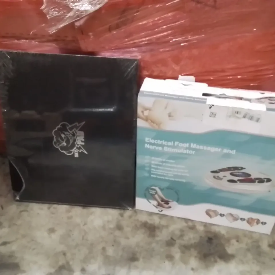 PALLET OF ASSORTED HOUSEHOLD GOODS AND PRODUCTS TO INCLUDE;FOOT MASSAGER,SKY PAD