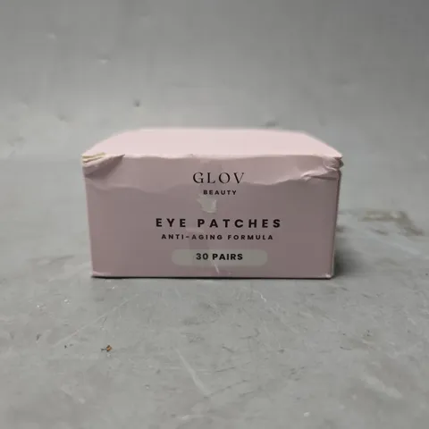 BOXED GLOV EYE PATCHES ANTI AGING FORMULA 30 PAIRS 