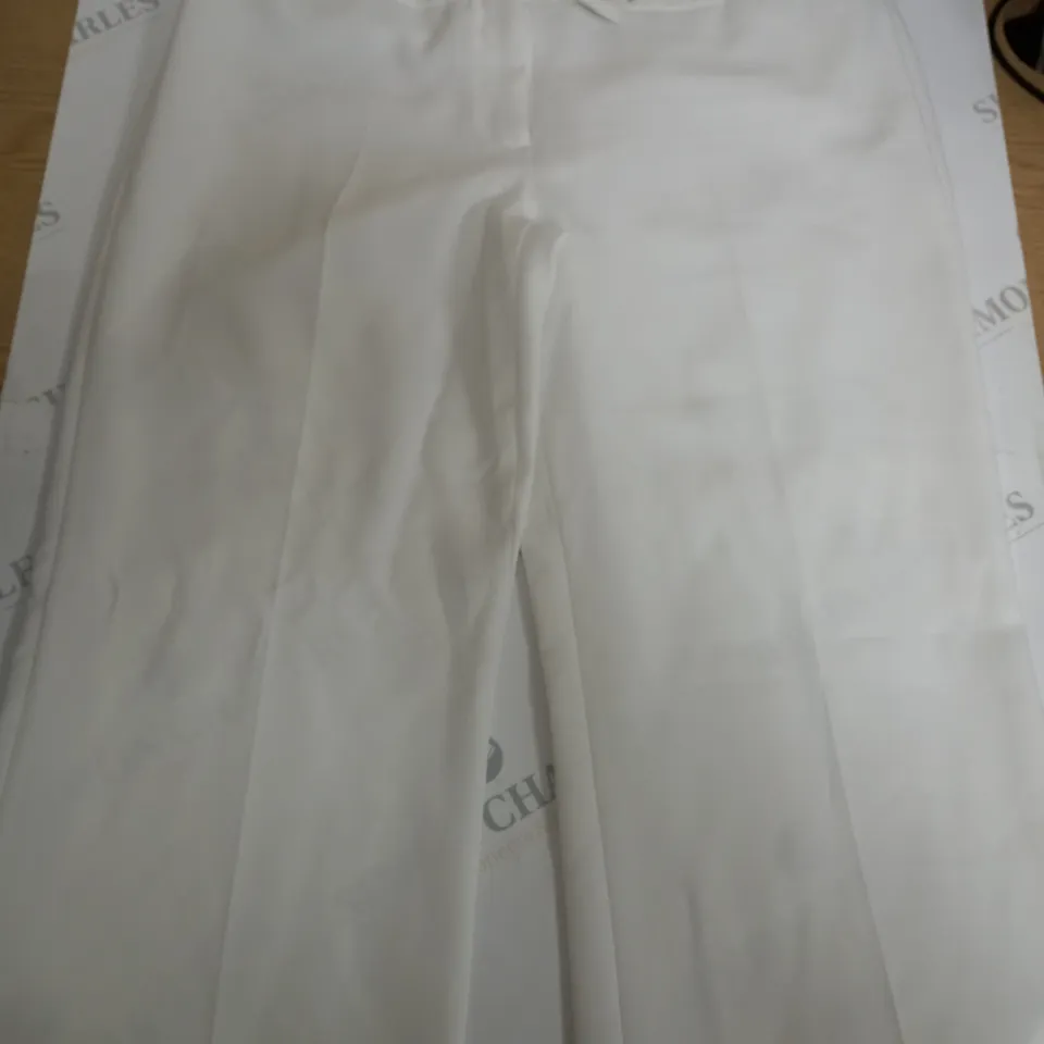 ATMOSPHERE WHITE LONG TROUSERS - 12/40