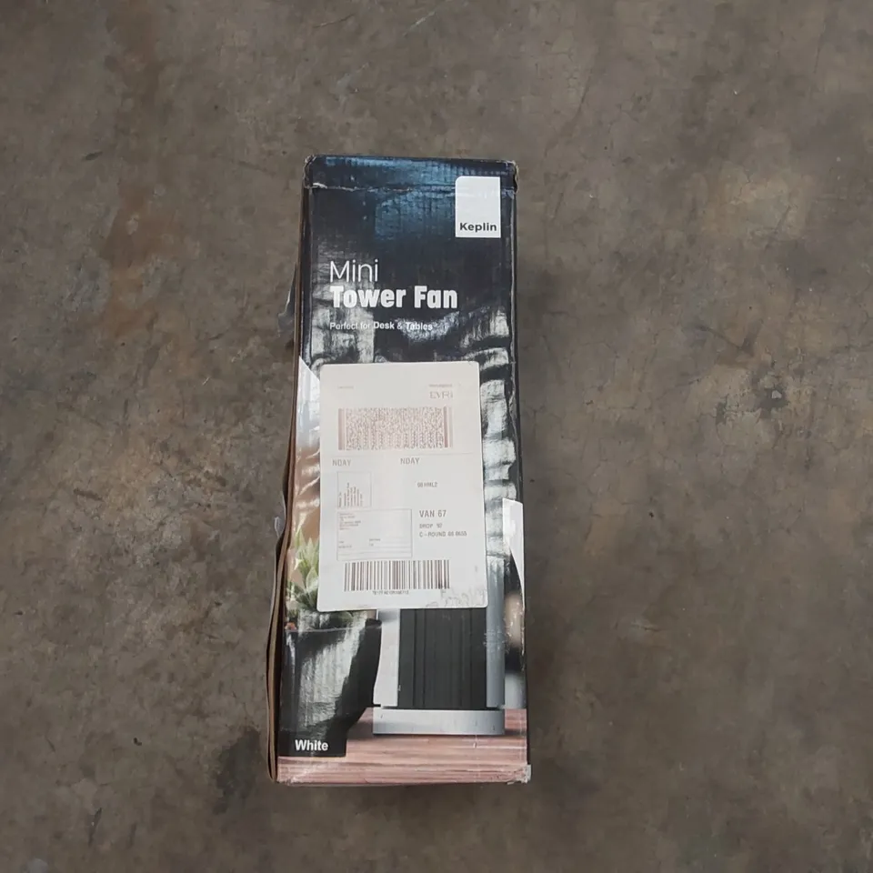 BOXED KEPLIN MINI TOWER FAN 