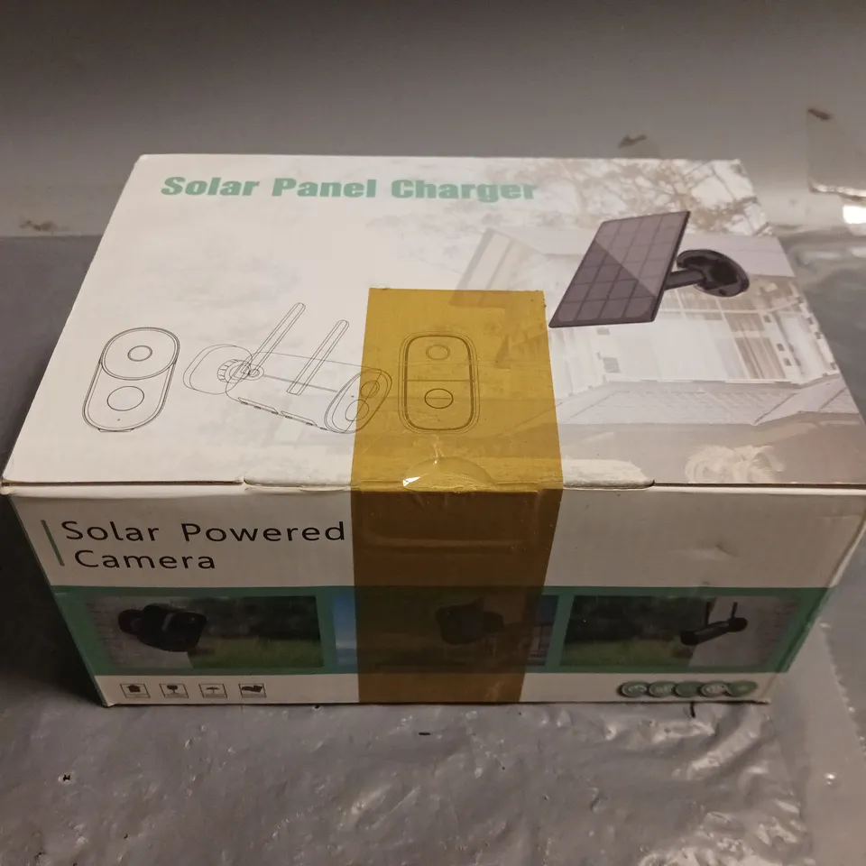 BOXED SOLAR POWERED CAMERA