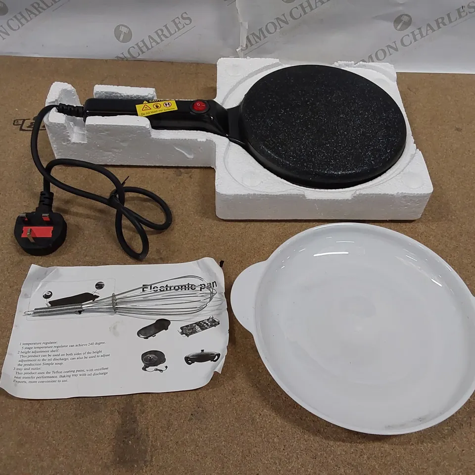 BRAND NEW BOXED 22CM ELECTRIC CREPE MAKER (1 BOX)