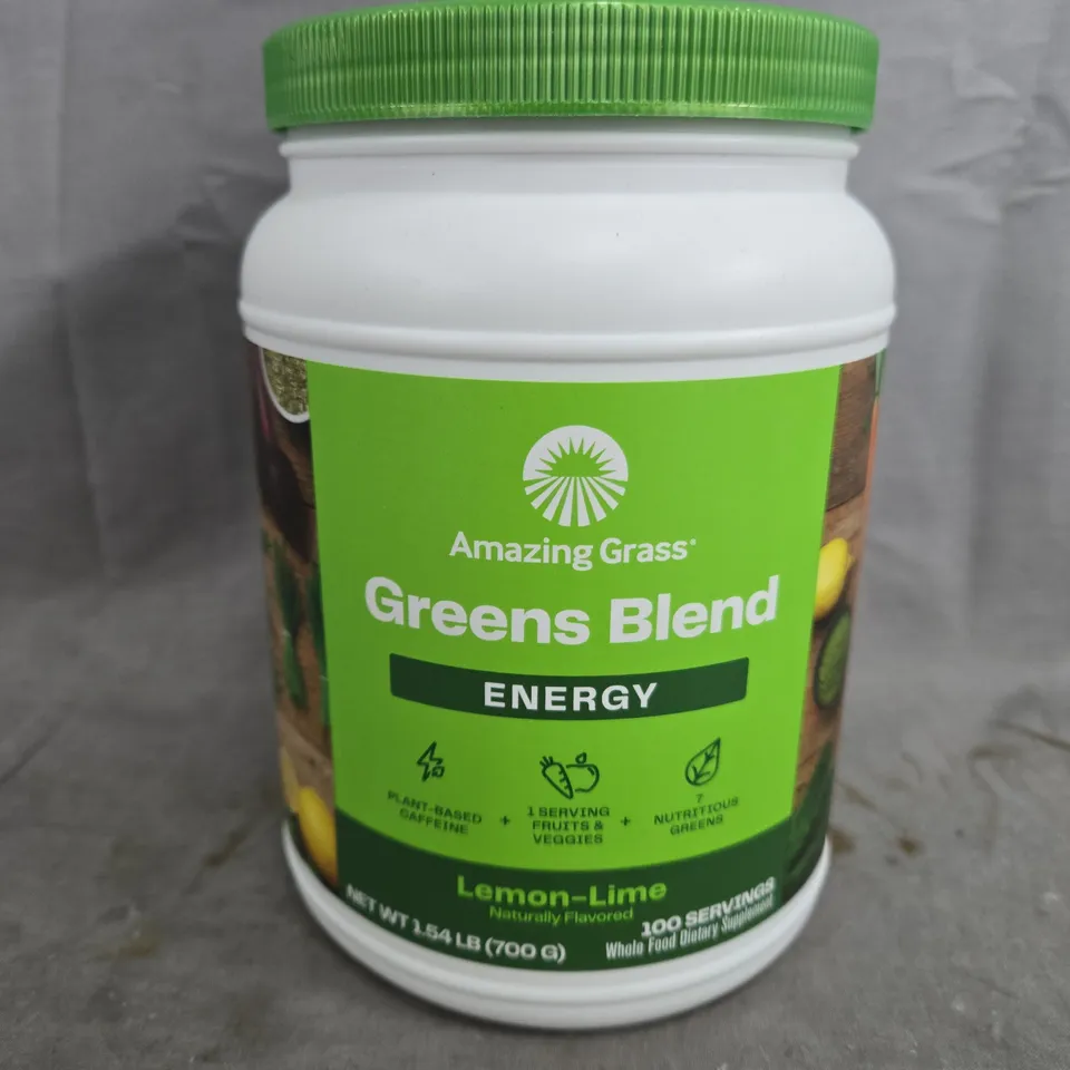 AMAZING GRASS GREENS BLEND ENERGY – LEMON-LIME (700 G) DIETARY SUPPLEMENT