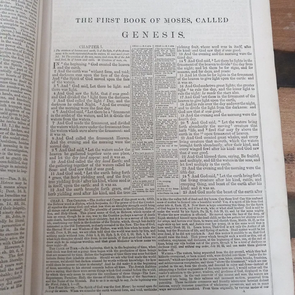 HOLY BIBLE COMMENTARIES SCOTT & HENRY REV JOHN EADIE