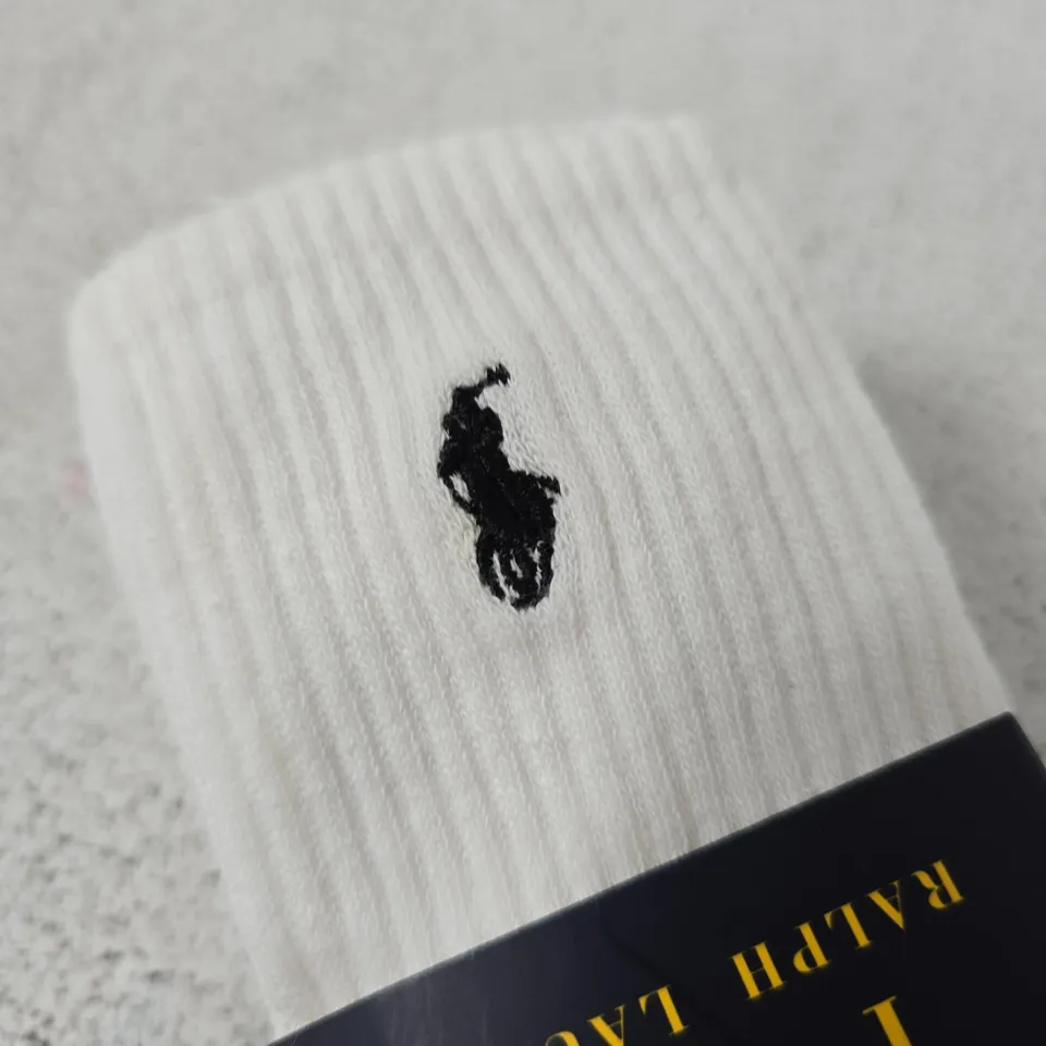 POLO RALPH LAUREN WHITE SOCKS