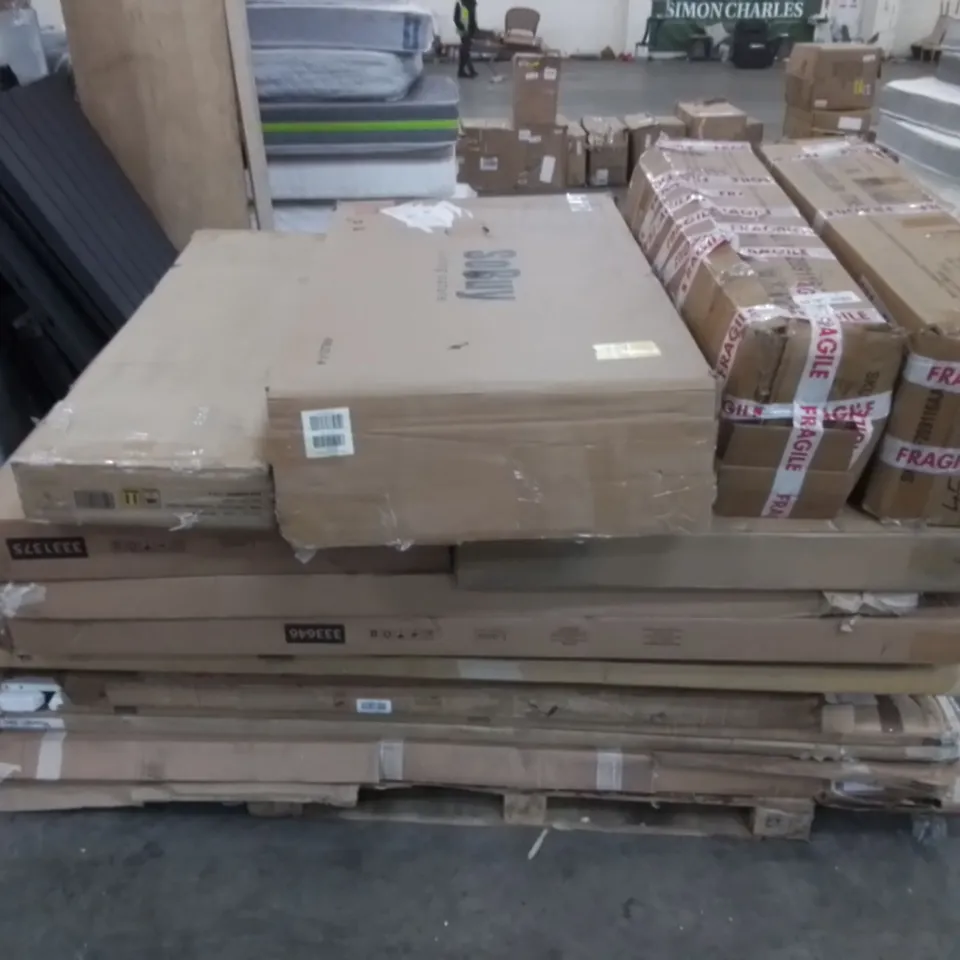 PALLET CONTAINING ASSORTED FURNITURE PARTS, INCOMPLETE SETS