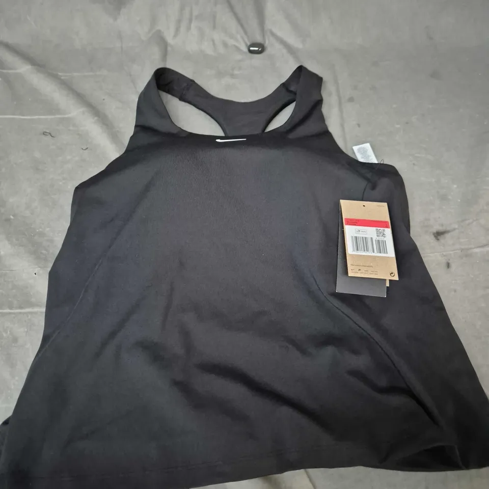 NIKE WOMEN'S BLACK TANK TOP – SLEEVELESS RACERBACK, SIZE LARGE (LG)