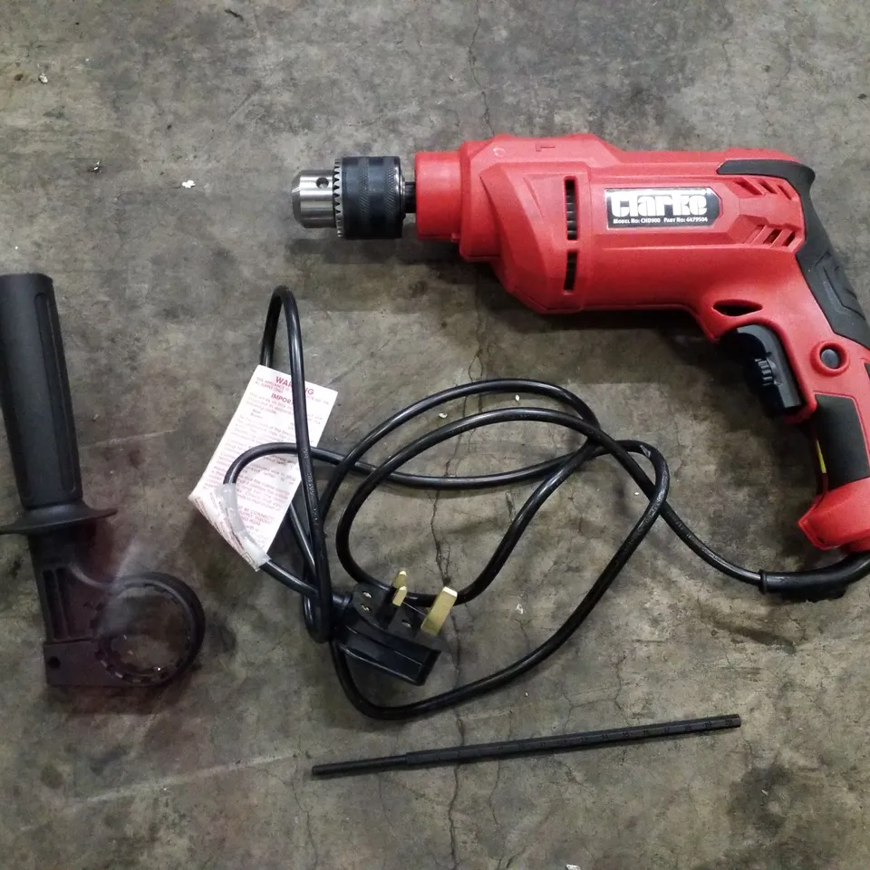 BOXED CLARKE CHD900 900W HAMMER DRILL (230V)