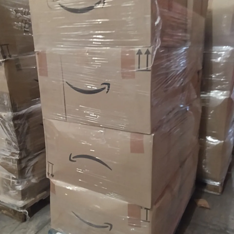 PALLET CONTAINING A LARGE QUANTITY OF RED NOSE DAY STAINLESS STEEL TUMBLERS