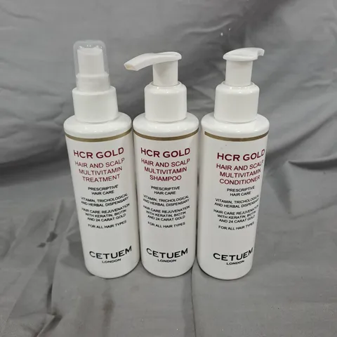 CETUEM HCR GOLD MULTIVITAMIN HAIR CARE SET 