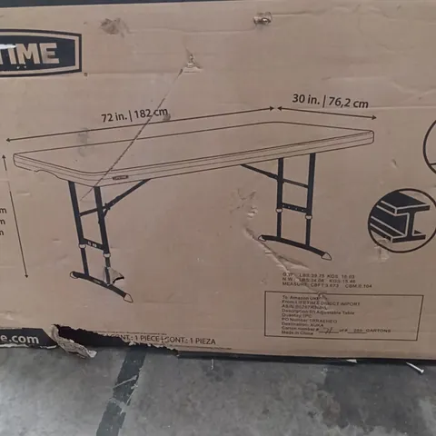 BOXED ADJUSTABLE TABLE 6FT (1 BOX)