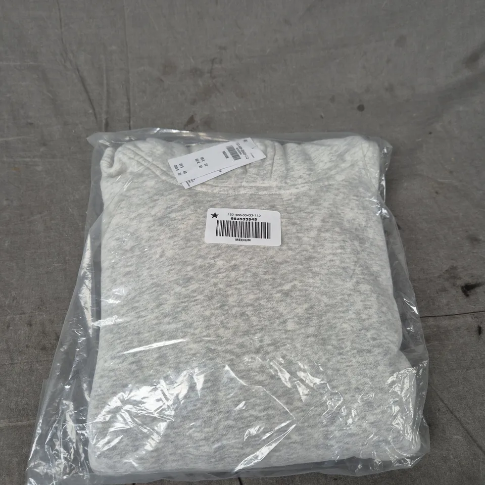 ABERCROMBIE & FITCH GREY HOODIE - SIZE M
