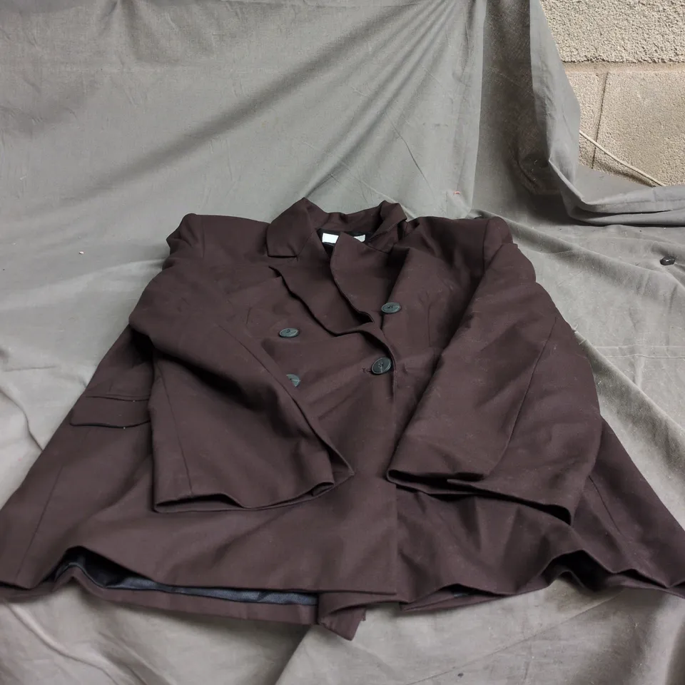 ZARA SMALL BROWN JACKET WITH TAGS